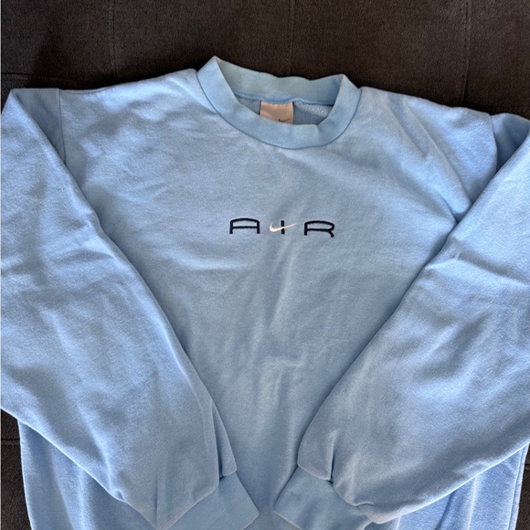 Nike 90’s Vintage Men's Light Blue Crewneck Sweater size M - Picture 4 of 9
